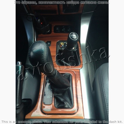 Toyota Land Cruiser Prado 2002-2009 декоративные накладки (отделка салона) под дерево, карбон, алюминий