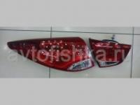Hyundai Tucson ix35 (2010-) фонари задние светодиодные, красно-белые, комплект 2 шт.
