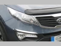 Kia Sportage (10-) прозрачная защита фар, поликарбонат, комплект 2 шт.