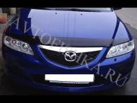 Дефлектор капота темный Mazda 6 2002-2007