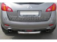 Nissan Murano (09-) защита заднего бампера, труба 70 мм