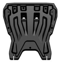 Suzuki Swift; SX4 (11–) Защита картера + КПП, композит 8 мм