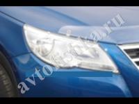 Защита передних фар прозрачная VW Tiguan 2007-2011