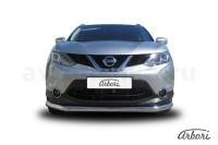 Защита переднего бампера Arbori d76 NISSAN QASHQAI 2014-