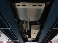 Honda CR-V (12–/15–) Защита днища, из 3 частей, алюминий (V-2,0 (2012-2014-), V-2,4 (2012-2014)