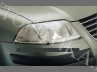 Защита передних фар карбон VW Passat 2001-2005