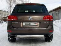 Volkswagen Touareg (10–) Защита задняя (центральная) 75х42 мм