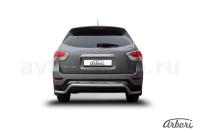 Защита заднего бампера Arbori d57 "Волна" NISSAN PATHFINDER 2014-