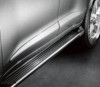 Toyota Land Cruiser (07–11) Боковые молдинги на двери 4 шт. Цвет: Silver Me.-1F7