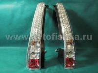Honda CR-V II (01-05) фонари задние светодиодные хромированные, комплект 2 шт.
