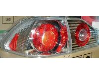 Honda Accord CF (98-00) (A.S.E.A.N.) 4 дверн. фонари задние красно-хромированные, дизайн Altezza, комплект 2 шт.