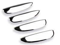 Renault Logan (04-) накладки на ручки дверей из нержавеющей стали, комплект на 4 двери