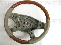 Mercedes W164 (06-08), T245, W251 руль классический, бежевая кожа - светлое дерево