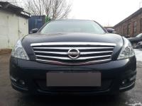 Nissan Teana (08–13) Защита радиатора Premium, чёрная