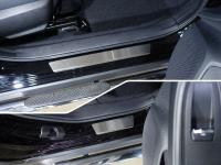 Subaru XV (12–) Накладки на пороги (лист шлифованный) 4 шт.
