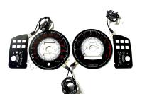 Toyota Corolla E11 светодиодные шкалы (циферблаты) на панель приборов - дизайн 1