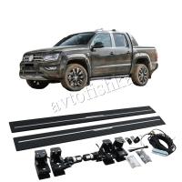 Amorok Crew Cab 2015+ штатные выезжающие электропороги автоматические