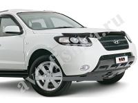 Дефлектор капота темный Hyundai Santa Fe 2006-2012