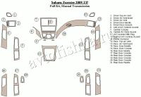Декоративные накладки салона Subaru Forester 2009-н.в. полный набор, Механическая коробка передач