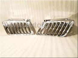 Mitsubishi L200 Triton решетка радиатора хромированная, комплект 2 шт.