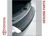 Lexus RX330, RX350, RX400H (03-08) накладка защитная на задний бампер с надписью "Lexus", черный пластик, оригинал.