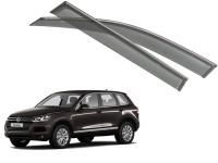 Volkswagen Touareg (10–) Дефлекторы боковых окон с хромированным молдингом, OEM стиль