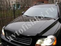 Дефлектор капота темный с надписью Volvo XC90 2002-