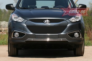 Декоративный элемент воздухозаборника d10 нижний (1 элемент из 3 трубочек ) "Hyundai IX 35" 2010-, HYIX.96.2053