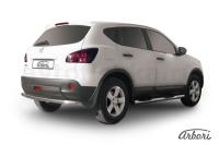 Защита заднего бампера Arbori d57 NISSAN QASHQAI 2007-2009