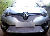Renault Kaptur (16–) Защита радиатора Premium, хром, верх