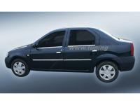Renault Logan (2005-) молдинг дверной из нержавеющей стали