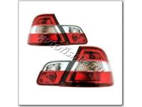 BMW 3 E46 (01-05) 4 дв. седан фонари задние красно-белые, комплект лев.+прав.