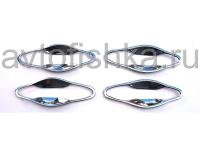 Hyundai Tucson ix35 (10-) хромированные накладки под дверные ручки, комплект 4 шт.