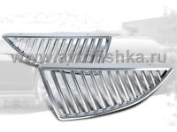 Mitsubishi Lancer 9 (03-05) решетка радиатора хромированная, ОЕ дизайн