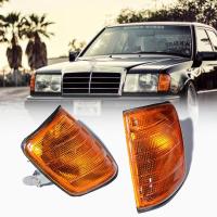 Mercedes W124 (84-95) поворотники угловые рыжие комплект 
