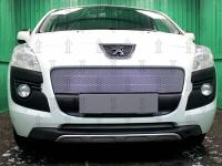 Peugeot 3008 (10–14) Защита радиатора, хром, середина