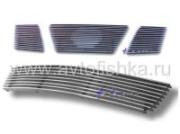 Nissan Pathfinder, Navara R51 (05-10) накладки на решетку радиатора и переднего бампера, без отверстия под эмблему