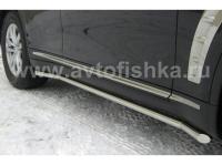 Infiniti QX70 (13–) Пороги труба 42,4 мм
