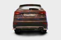 Защита задняя уголки d60,Hyundai Santa Fe 2013-, HYSF.76.1627