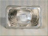 Фары универсальные прямоугольные 198X140X39 (7.9x5.6x1.56), лампа H4, комплект 2 шт.