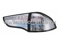 Mitsubishi Pajero Sport, Challenger (09-) фонари задние светодиодные хромированные, комплект 2 шт.
