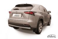 Защита заднего бампера Arbori d57 LEXUS NX 30H 2014-