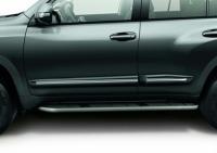 Toyota Land Cruiser Prado (09–/13–) Боковые молдинги на двери, хром.