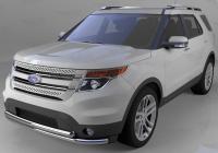 Ford Explorer (12–) Защита переднего бампера двойная d 60/60 мм, нерж.