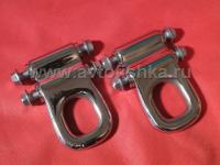 Hummer H2 (02-08) передние буксировочные петли из нержавеющей стали, комплект 2 шт.