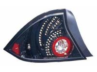 Honda Civic (01-04) 2 дв. купе фонари задние светодиодные черные, комплект 2 шт.