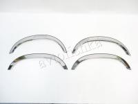 Mercedes Benz W124 с широким молдингом накладки на арки крыльев из полированной нержавеющая сталь, комплект 4 шт.
