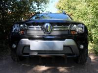 Renault Duster (15–) Защита радиатора, хром, низ