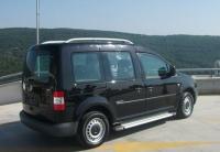 Volkswagen Caddy (10–) Рейлинги продольные (крепление на болтах), серебро