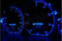 Volkswagen Golf MK3 светодиодные шкалы (циферблаты) на панель приборов